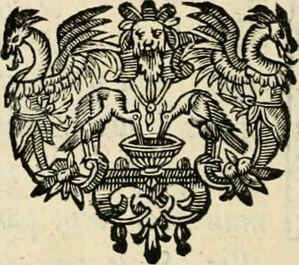 An illustration from Essay des merveilles de natvre, et des plvs nobles artifices. Piece tres-necessaire, à tous ceux qui font profession d'eloquence, 1625, leaf 19