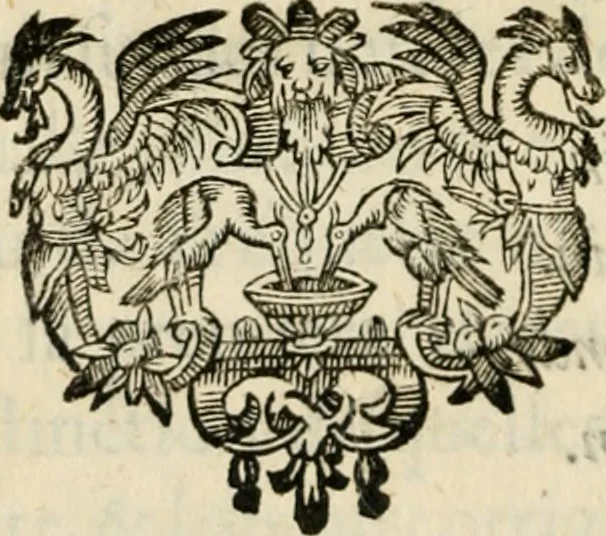An illustration from Essay des merveilles de natvre, et des plvs nobles artifices. Piece tres-necessaire, à tous ceux qui font profession d'eloquence, 1625, leaf 327
