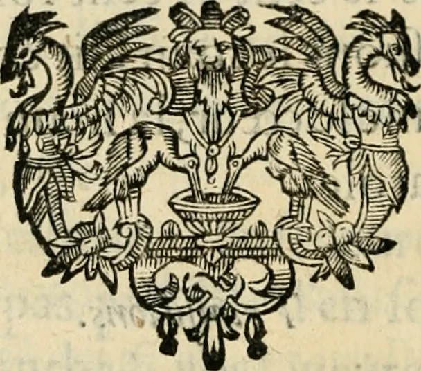 An illustration from Essay des merveilles de natvre, et des plvs nobles artifices. Piece tres-necessaire, à tous ceux qui font profession d'eloquence, 1625, leaf 527