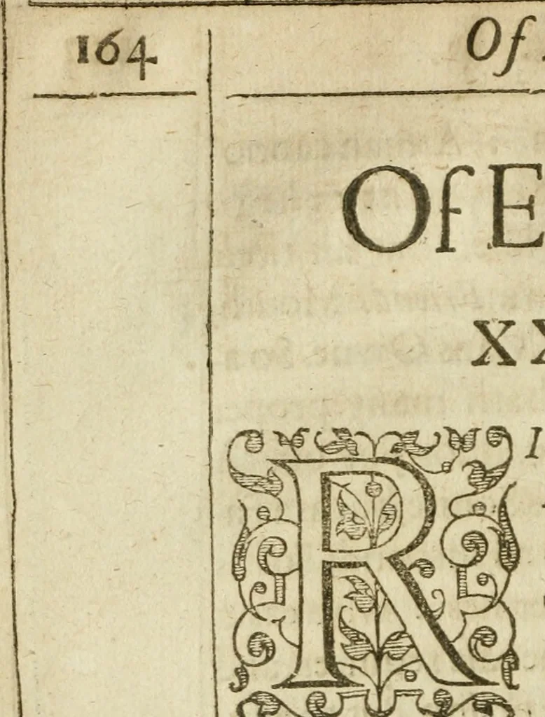 An illustration from The essayes; or, Covnsels, civill and morall, of Francis Lo. Vervlam, Viscount St. Alban, 1629, leaf 179