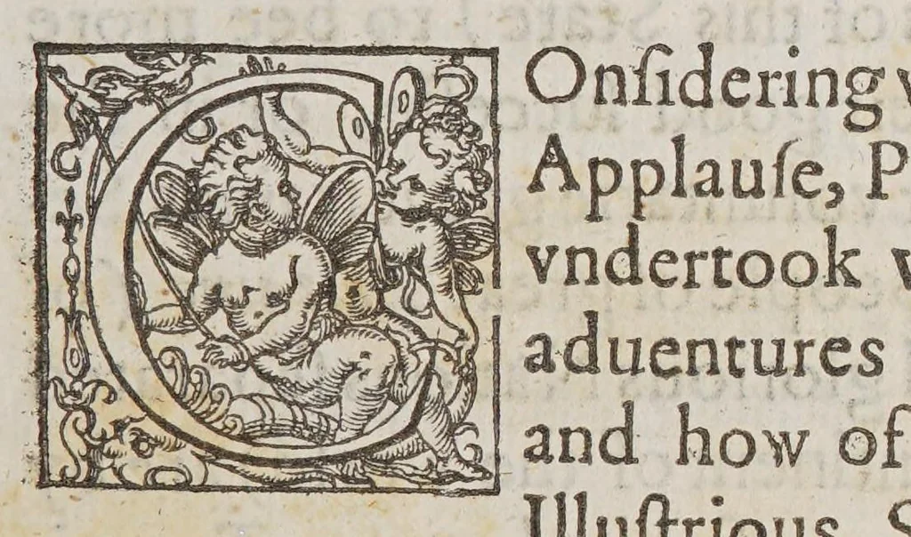 An illustration from An essay of the meanes hovv to make our trauailes, into forraine countries, the more profitable and honourable, 1606, leaf 9