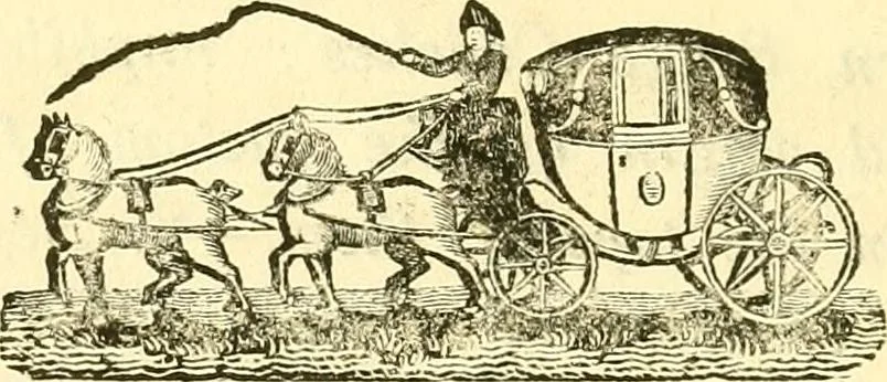 An illustration from An essay on the construction of wheel-carriages, as they affect both the roads and the horses : with suggestions relating to the principles on which tolls ought to be imposed, and a few remarks on the formation of roads, 1820, leaf 38