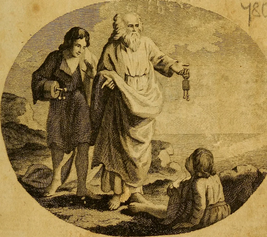 An illustration from An essay on electricity : explaining the theory and practice of that useful science : and the mode of applying it to medical purposes : with an essay on magnetism, 1787, leaf 6
