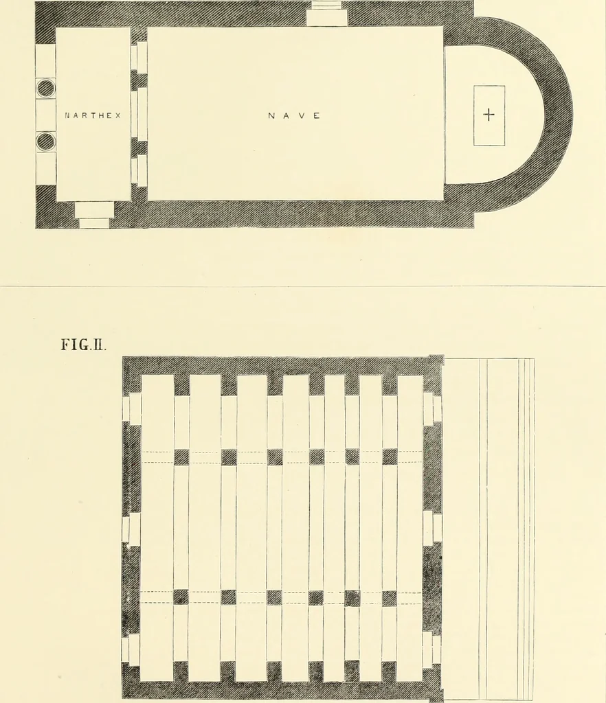 An illustration from An essay on the history of English church architecture prior to the separation of England from the Roman obedience, 1881, leaf 100