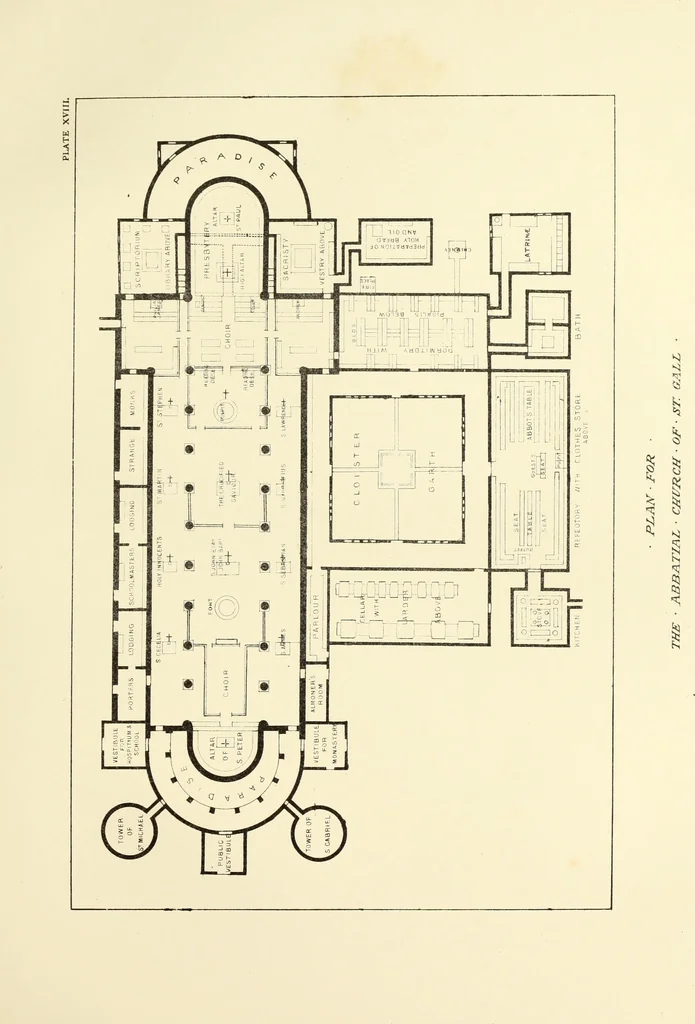 An illustration from An essay on the history of English church architecture prior to the separation of England from the Roman obedience, 1881, leaf 126