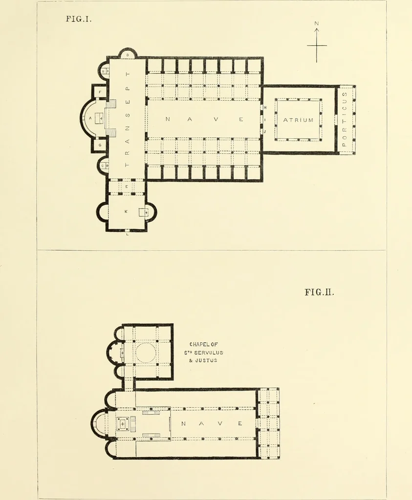 An illustration from An essay on the history of English church architecture prior to the separation of England from the Roman obedience, 1881, leaf 138
