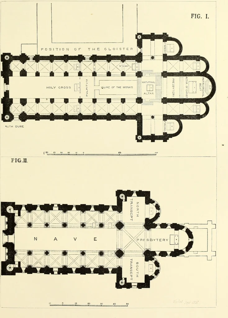 An illustration from An essay on the history of English church architecture prior to the separation of England from the Roman obedience, 1881, leaf 160