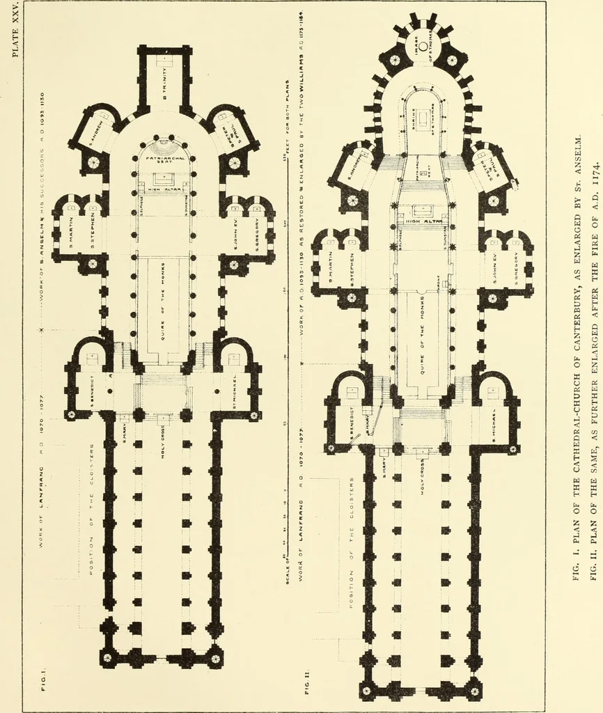 An illustration from An essay on the history of English church architecture prior to the separation of England from the Roman obedience, 1881, leaf 202