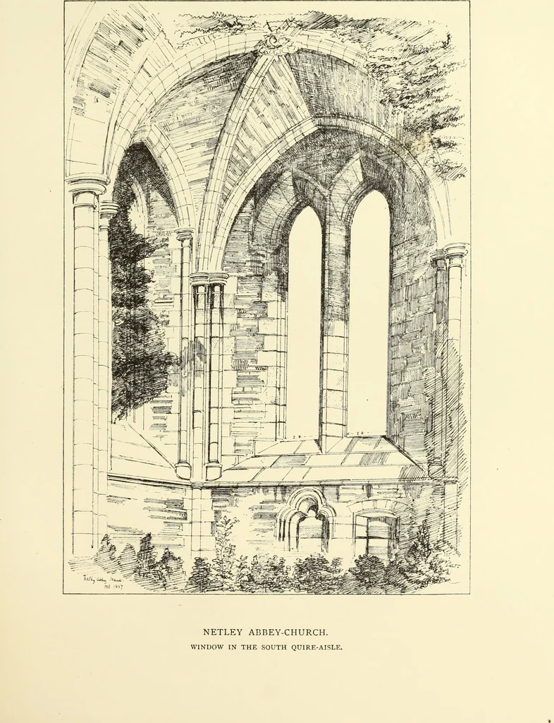 An illustration from An essay on the history of English church architecture prior to the separation of England from the Roman obedience, 1881, leaf 206