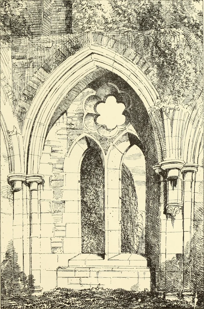 An illustration from An essay on the history of English church architecture prior to the separation of England from the Roman obedience, 1881, leaf 210