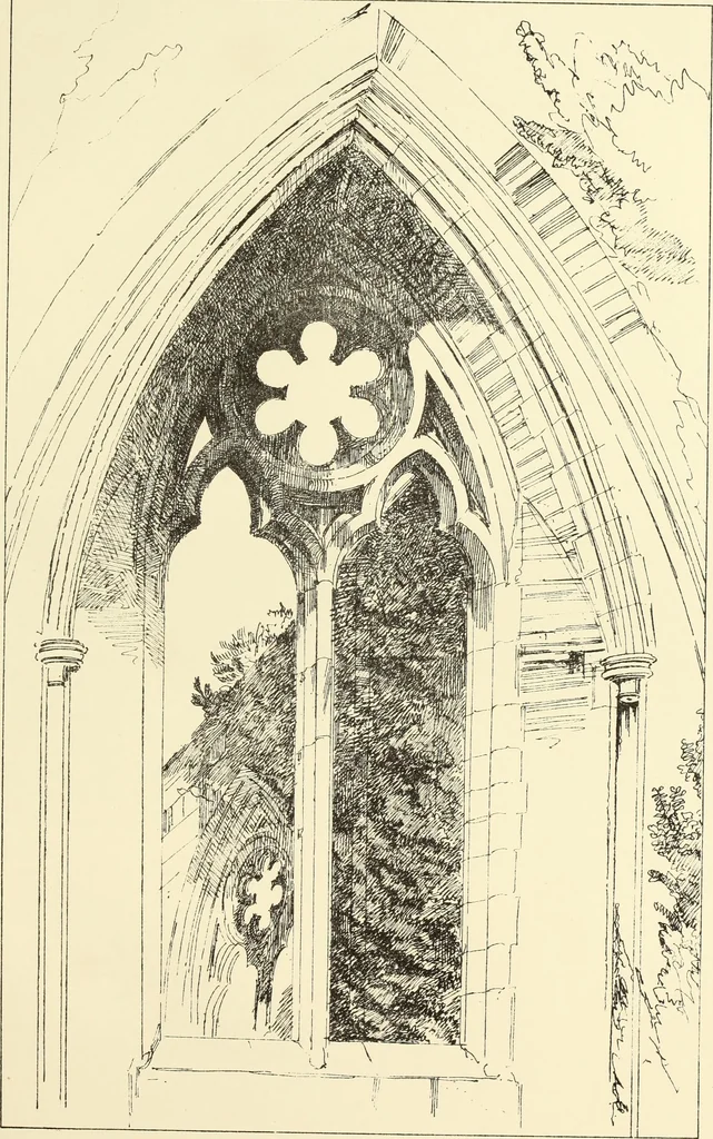 An illustration from An essay on the history of English church architecture prior to the separation of England from the Roman obedience, 1881, leaf 214