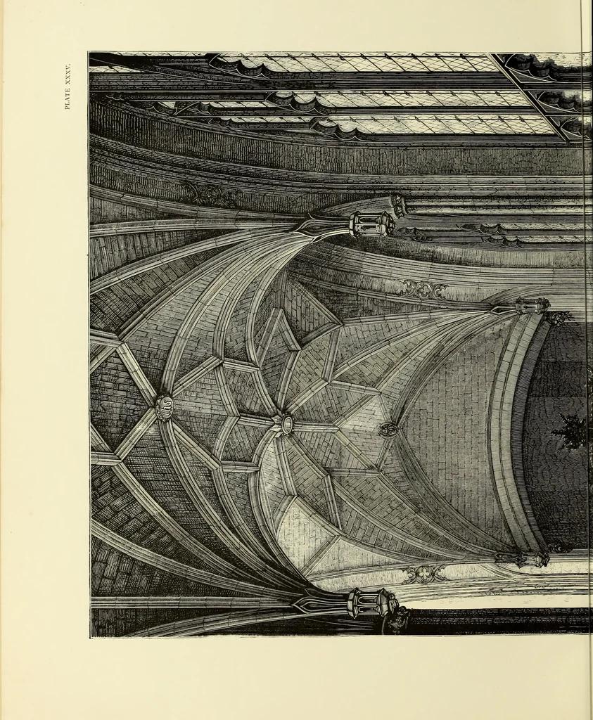 An illustration from An essay on the history of English church architecture prior to the separation of England from the Roman obedience, 1881, leaf 267