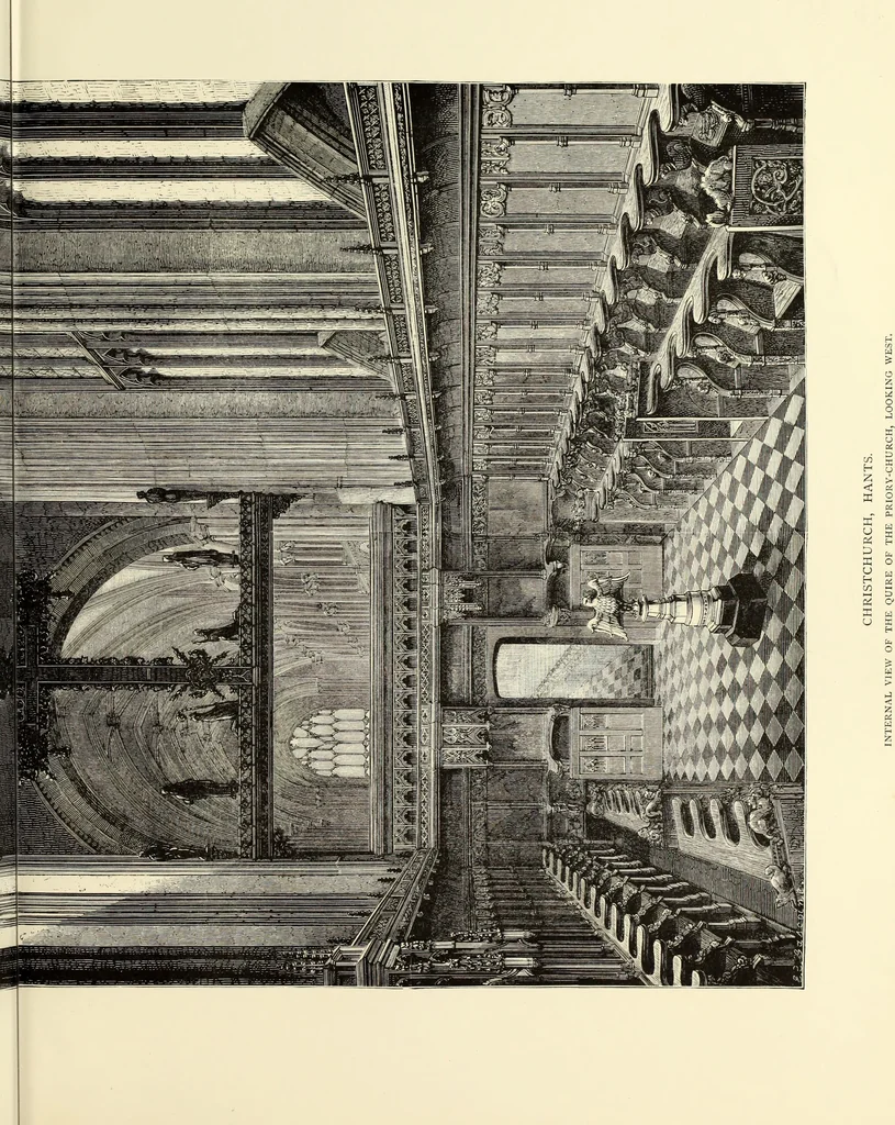 An illustration from An essay on the history of English church architecture prior to the separation of England from the Roman obedience, 1881, leaf 268