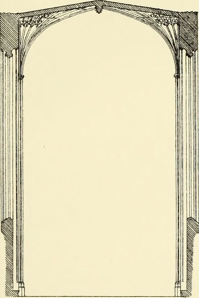 An illustration from An essay on the history of English church architecture prior to the separation of England from the Roman obedience, 1881, leaf 274
