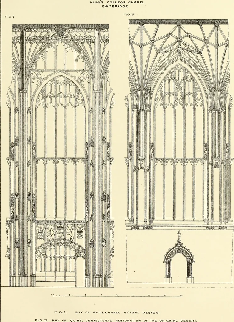 An illustration from An essay on the history of English church architecture prior to the separation of England from the Roman obedience, 1881, leaf 278