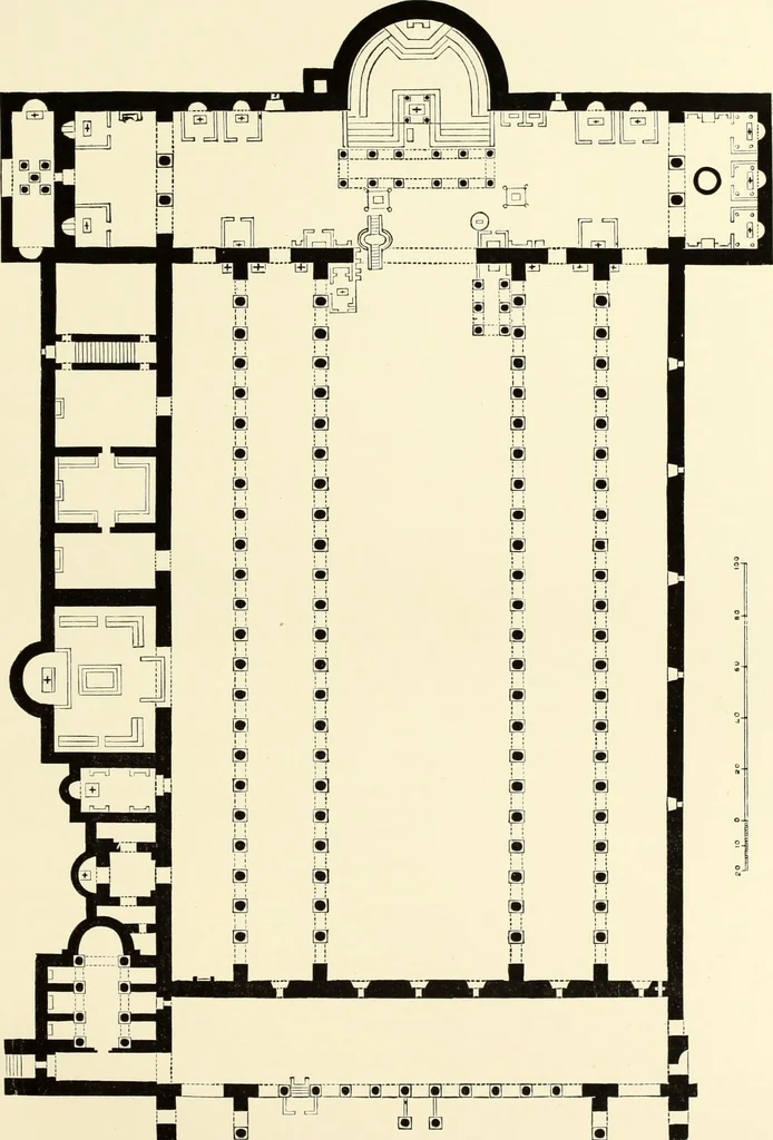 An illustration from An essay on the history of English church architecture prior to the separation of England from the Roman obedience, 1881, leaf 52