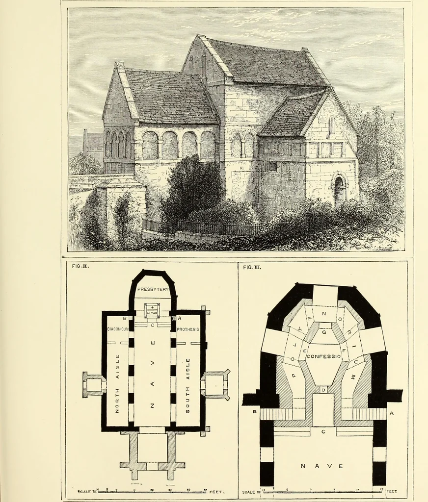An illustration from An essay on the history of English church architecture prior to the separation of England from the Roman obedience, 1881, leaf 80