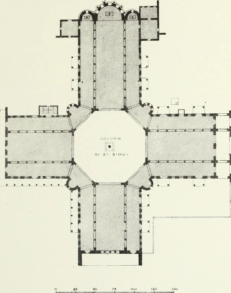 An illustration from An essay on the history of English church architecture prior to the separation of England from the Roman obedience, 1881, leaf 105