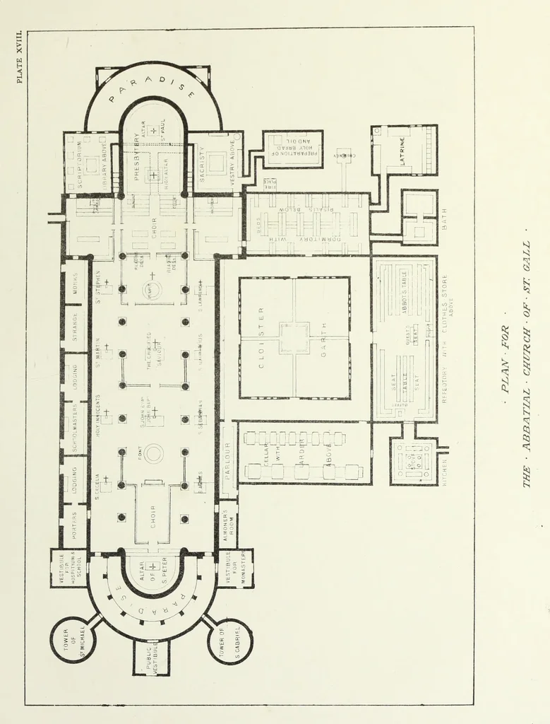 An illustration from An essay on the history of English church architecture prior to the separation of England from the Roman obedience, 1881, leaf 123