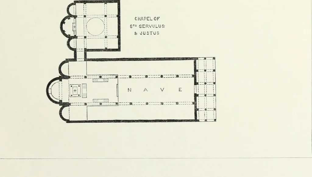 An illustration from An essay on the history of English church architecture prior to the separation of England from the Roman obedience, 1881, leaf 135