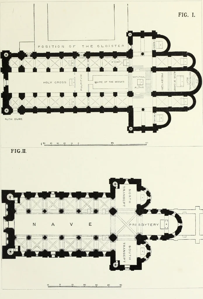 An illustration from An essay on the history of English church architecture prior to the separation of England from the Roman obedience, 1881, leaf 157