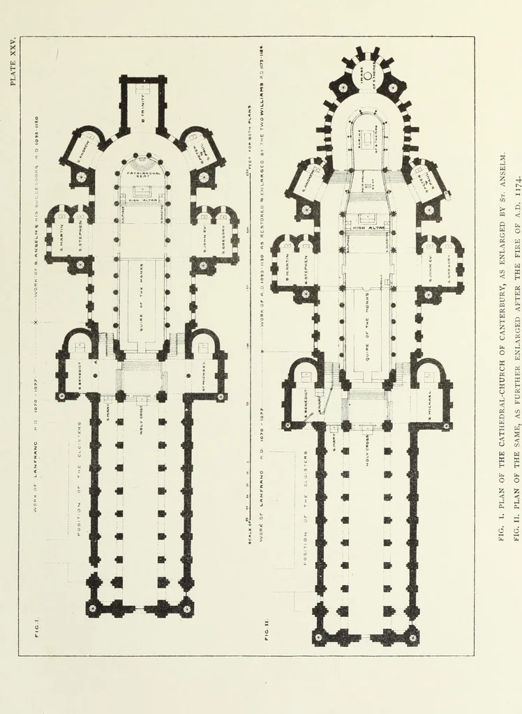 An illustration from An essay on the history of English church architecture prior to the separation of England from the Roman obedience, 1881, leaf 199