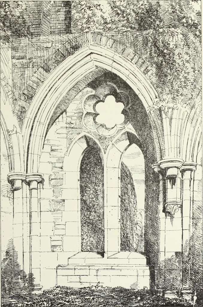 An illustration from An essay on the history of English church architecture prior to the separation of England from the Roman obedience, 1881, leaf 207