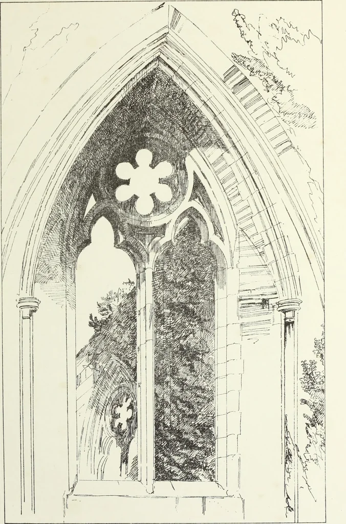 An illustration from An essay on the history of English church architecture prior to the separation of England from the Roman obedience, 1881, leaf 211