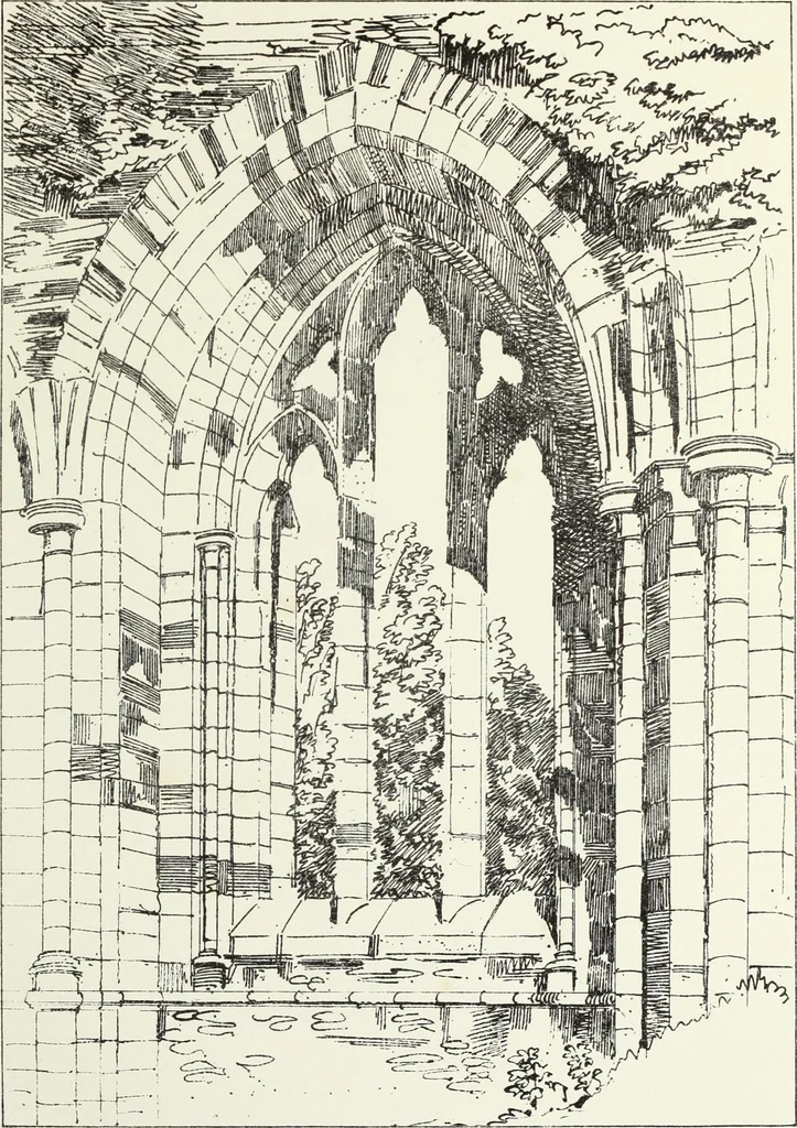 An illustration from An essay on the history of English church architecture prior to the separation of England from the Roman obedience, 1881, leaf 223