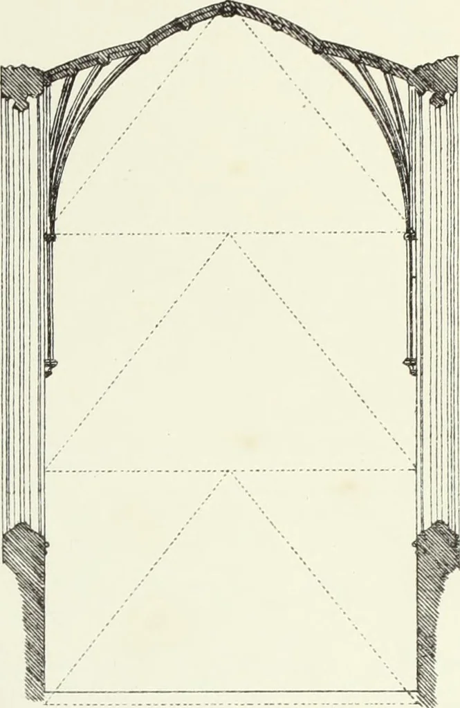 An illustration from An essay on the history of English church architecture prior to the separation of England from the Roman obedience, 1881, leaf 271