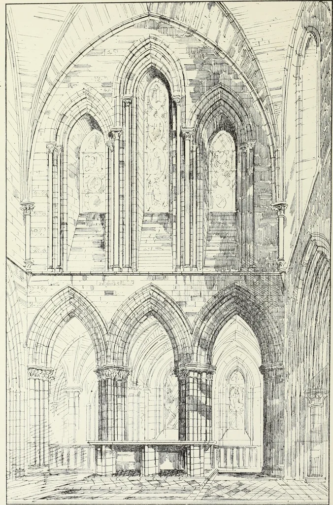 An illustration from An essay on the history of English church architecture prior to the separation of England from the Roman obedience, 1881, leaf 6