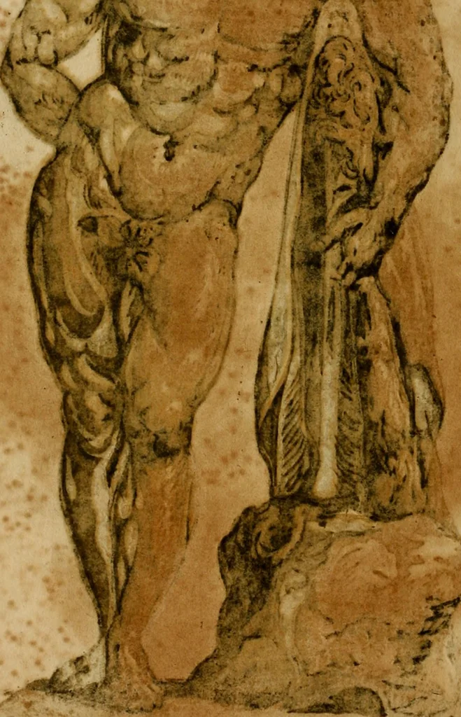 An illustration from An essay on the invention of engraving and printing in chiaro oscuro, as practised by Albert Durer, Hugo di Carpi, &c. and the application of it to the making paper hangings of taste, duration, and elegance, 1754, leaf 31