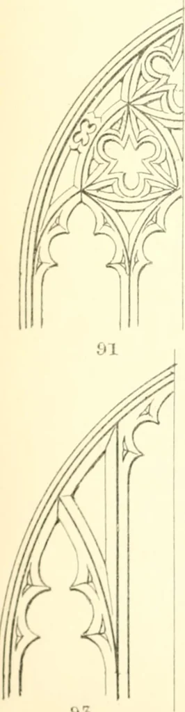 An illustration from An essay on the origin and development of window tracery in England; with nearly four hundred illustrations, 1851, leaf 141