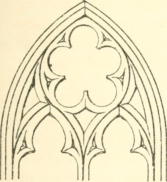 An illustration from An essay on the origin and development of window tracery in England; with nearly four hundred illustrations, 1851, leaf 158