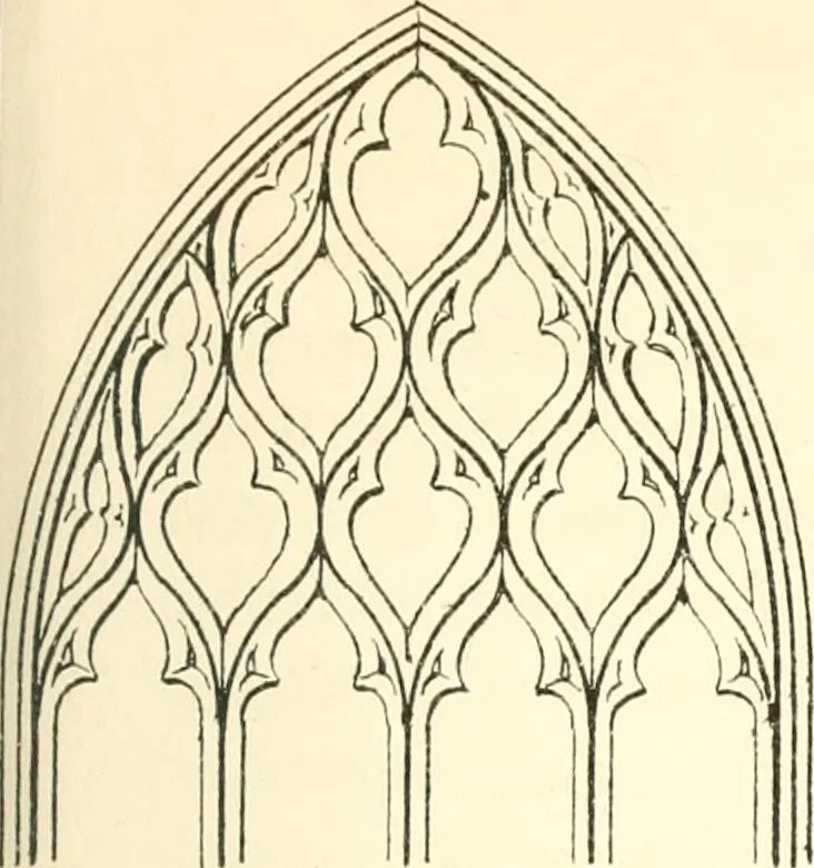 An illustration from An essay on the origin and development of window tracery in England; with nearly four hundred illustrations, 1851, leaf 164