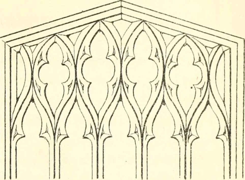 An illustration from An essay on the origin and development of window tracery in England; with nearly four hundred illustrations, 1851, leaf 164