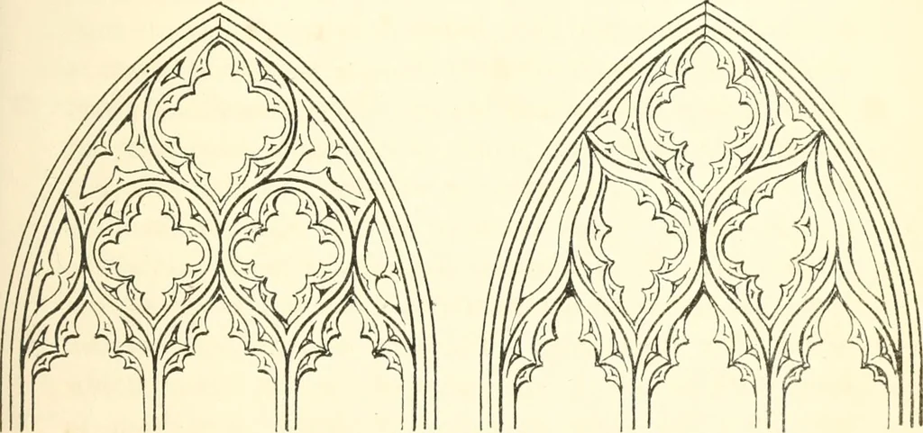 An illustration from An essay on the origin and development of window tracery in England; with nearly four hundred illustrations, 1851, leaf 164
