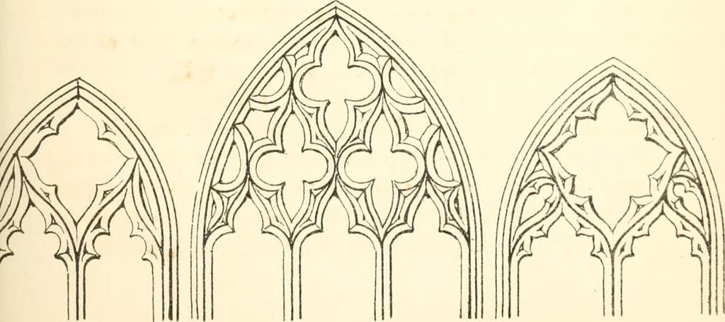 An illustration from An essay on the origin and development of window tracery in England; with nearly four hundred illustrations, 1851, leaf 164