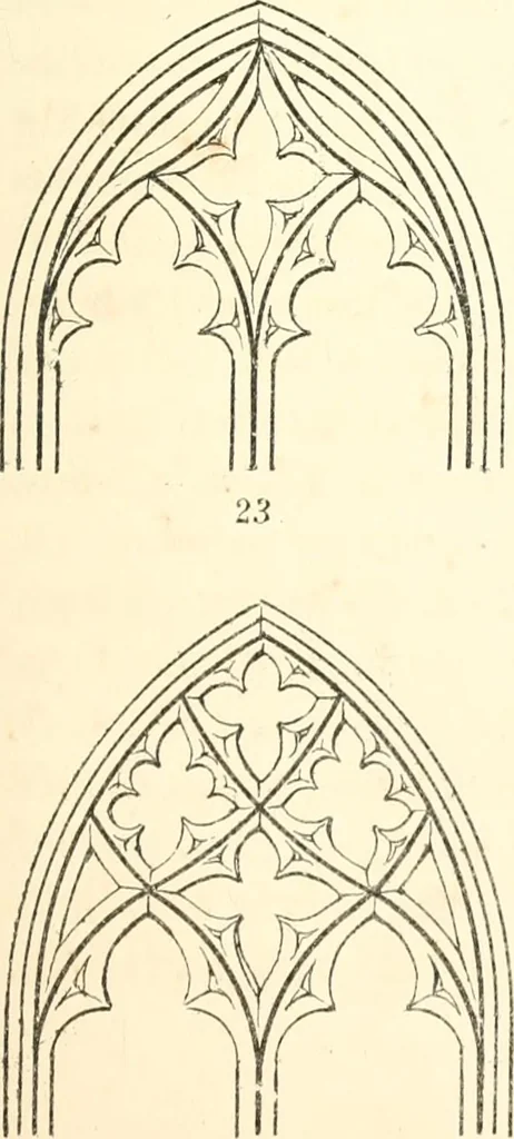 An illustration from An essay on the origin and development of window tracery in England; with nearly four hundred illustrations, 1851, leaf 168