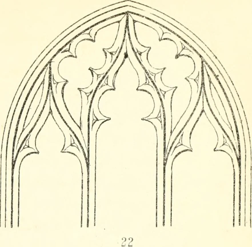 An illustration from An essay on the origin and development of window tracery in England; with nearly four hundred illustrations, 1851, leaf 168