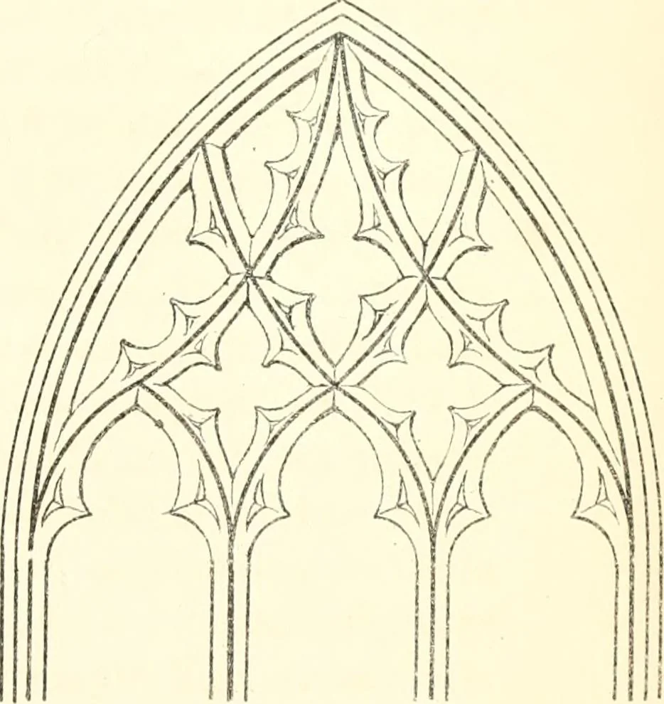 An illustration from An essay on the origin and development of window tracery in England; with nearly four hundred illustrations, 1851, leaf 168