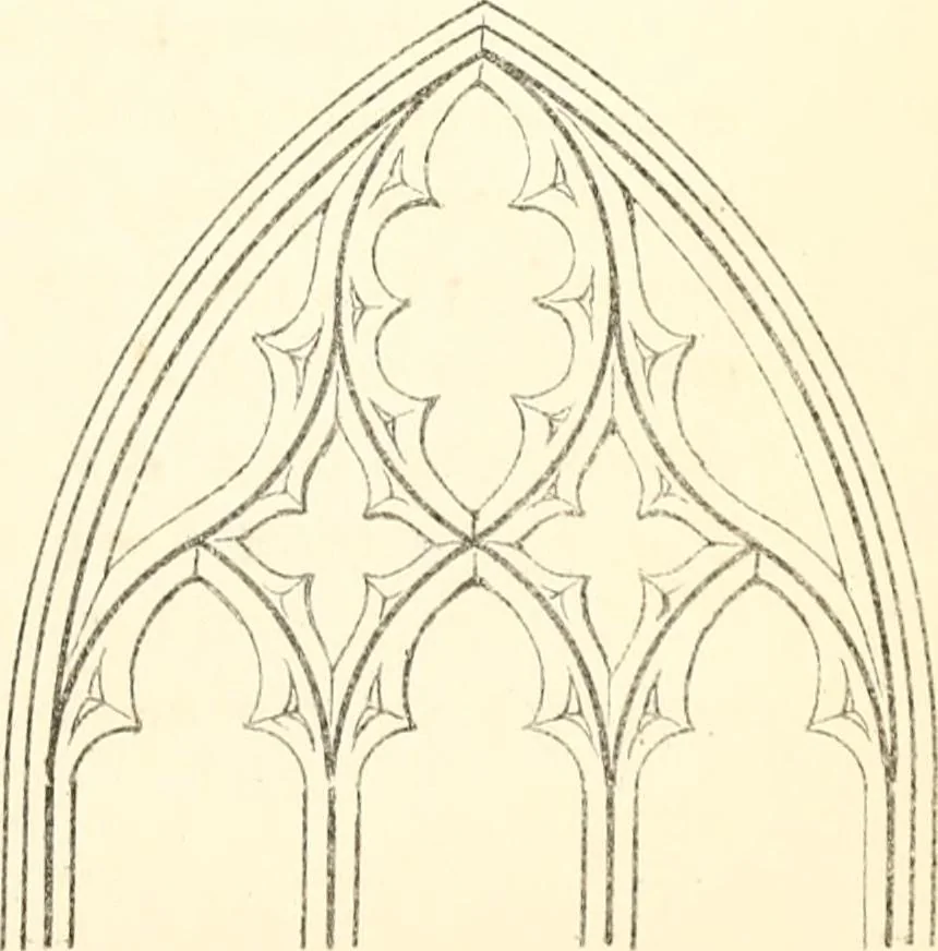 An illustration from An essay on the origin and development of window tracery in England; with nearly four hundred illustrations, 1851, leaf 168