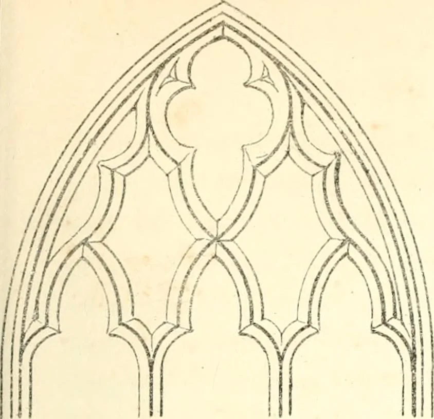 An illustration from An essay on the origin and development of window tracery in England; with nearly four hundred illustrations, 1851, leaf 174