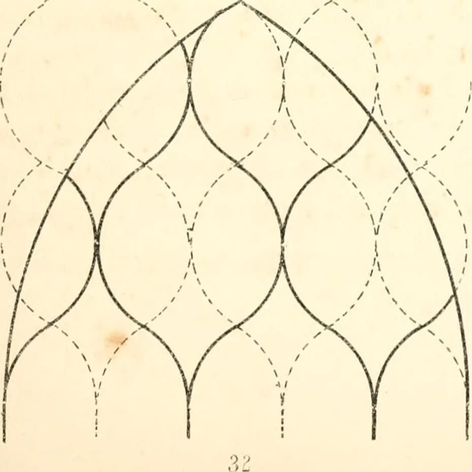 An illustration from An essay on the origin and development of window tracery in England; with nearly four hundred illustrations, 1851, leaf 174