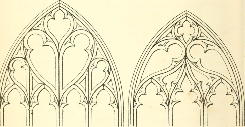 An illustration from An essay on the origin and development of window tracery in England; with nearly four hundred illustrations, 1851, leaf 183