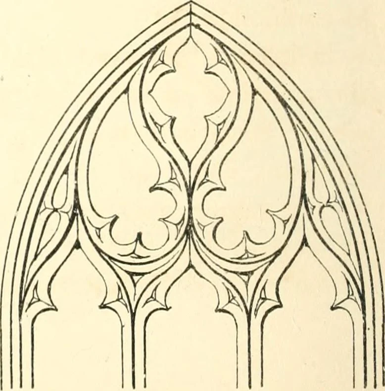 An illustration from An essay on the origin and development of window tracery in England; with nearly four hundred illustrations, 1851, leaf 183
