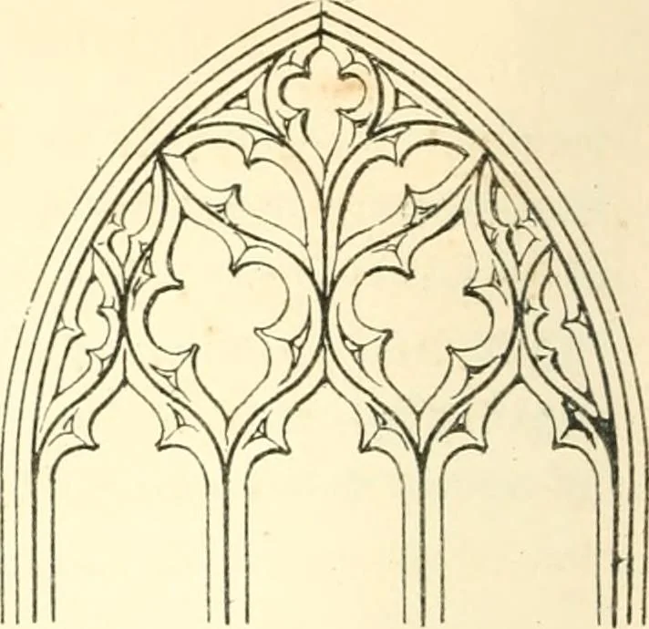An illustration from An essay on the origin and development of window tracery in England; with nearly four hundred illustrations, 1851, leaf 189