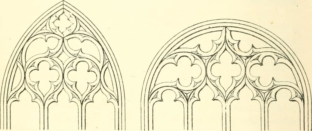 An illustration from An essay on the origin and development of window tracery in England; with nearly four hundred illustrations, 1851, leaf 189