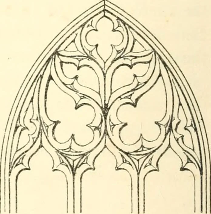 An illustration from An essay on the origin and development of window tracery in England; with nearly four hundred illustrations, 1851, leaf 189