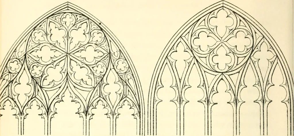 An illustration from An essay on the origin and development of window tracery in England; with nearly four hundred illustrations, 1851, leaf 205